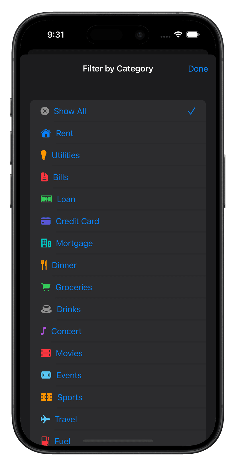 Categories